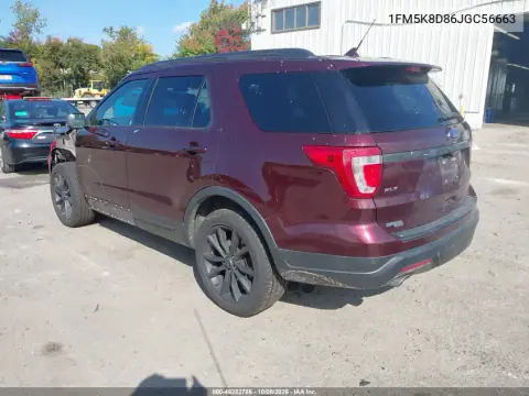 2018 Ford Explorer Xlt VIN 1FM5K8D86JGC56663 фото 4