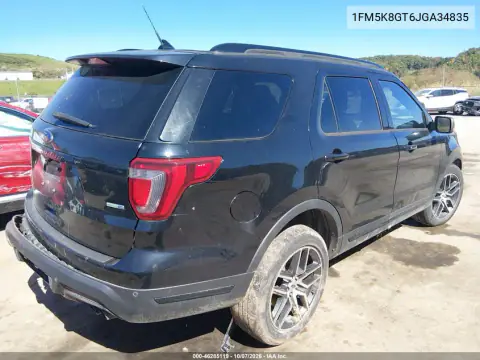 2018 Ford Explorer Sport VIN 1FM5K8GT6JGA34835 фото 4