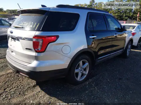 2018 Ford Explorer VIN 1FM5K7B83JGB56887 фото 4