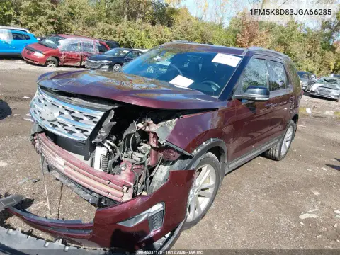 2018 Ford Explorer Xlt VIN 1FM5K8D83JGA66285 фото 3