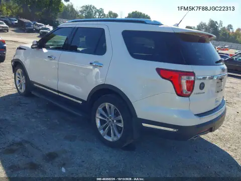 1FM5K7F88JGC22313 — 2018 Ford Explorer, фото 3 с аукциона IAAI, Передняя часть