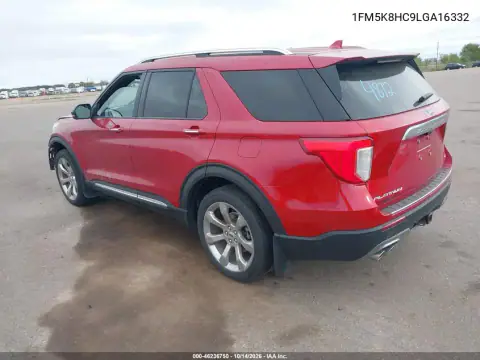 1FM5K8HC9LGA16332 — 2020 Ford Explorer, фото 4 с аукциона IAAI, Передняя часть