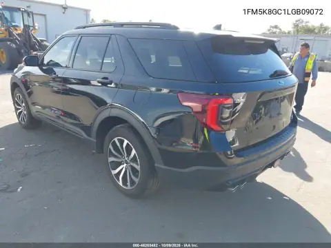 2020 Ford Explorer St VIN 1FM5K8GC1LGB09072 фото 4