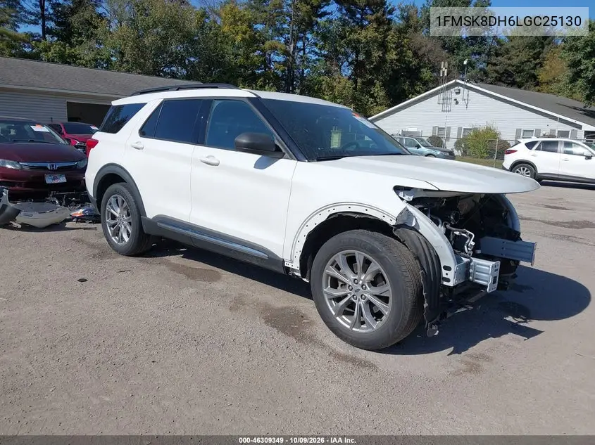2020 Ford Explorer Xlt VIN 1FMSK8DH6LGC25130 фото 2