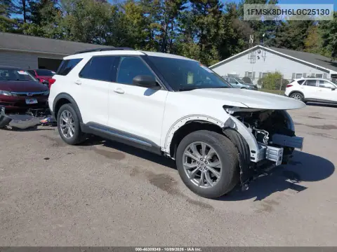 1FMSK8DH6LGC25130 — 2020 Ford Explorer, Передняя часть, фото до ремонта