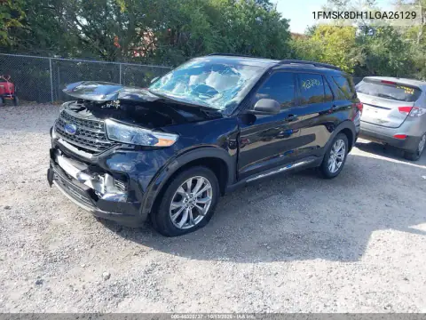 1FMSK8DH1LGA26129 — 2020 Ford Explorer, фото 3 с аукциона IAAI, Передняя часть