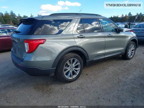 2020 Ford Explorer Xlt VIN 1FMSK8DH3LGB99618 фото 5