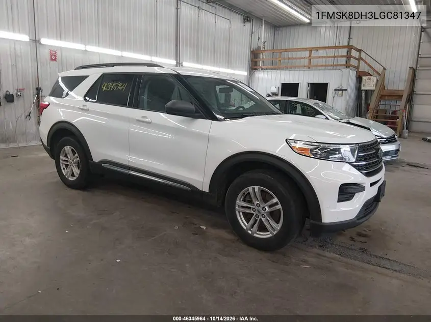 1FMSK8DH3LGC81347 Ford Explorer 2020 — повреждение Естественный износ, фото до ремонта