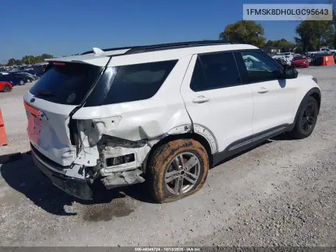 1FMSK8DH0LGC95643 — 2020 Ford Explorer, фото 5 с аукциона IAAI, Справа сзади
