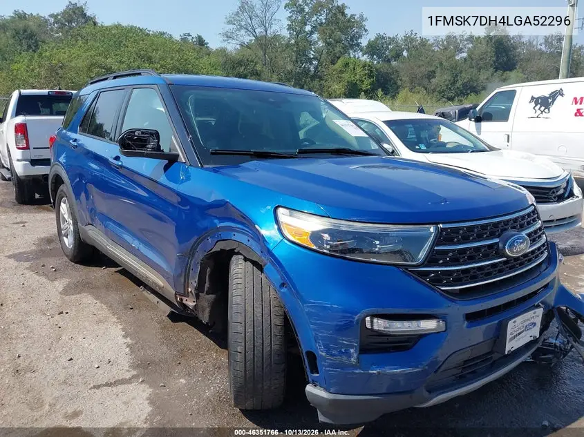 1FMSK7DH4LGA52296 Ford Explorer 2020 — повреждение Передняя часть, фото до ремонта
