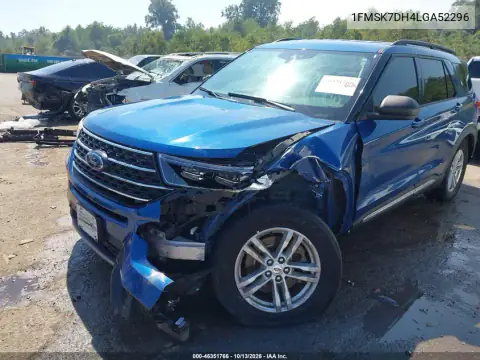 1FMSK7DH4LGA52296 — 2020 Ford Explorer, фото 2 с аукциона IAAI, Передняя часть