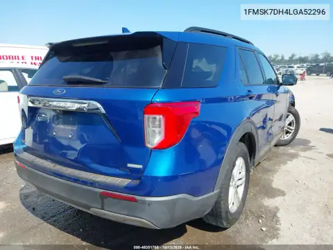 1FMSK7DH4LGA52296 — 2020 Ford Explorer, фото 4 с аукциона IAAI, Передняя часть