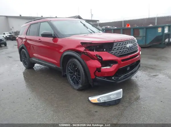 1FMSK8DH2MGA89869 — 2021 Ford Explorer, Передняя часть (Front), фото до ремонта