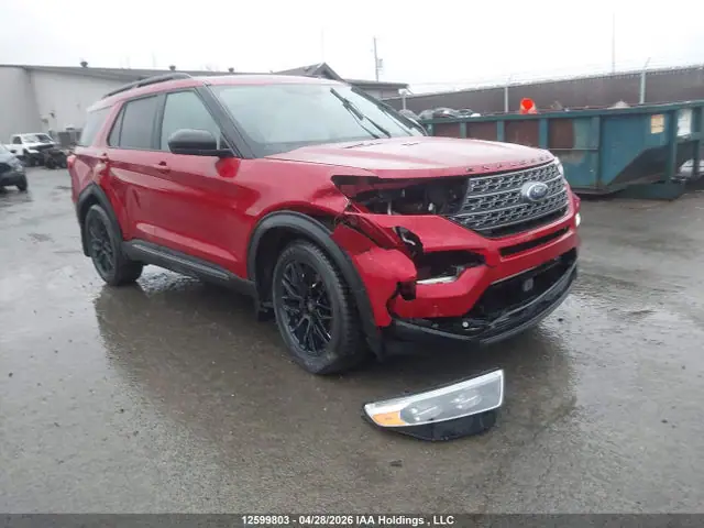 1FMSK8DH2MGA89869 — 2021 Ford Explorer, Передняя часть (Front), фото до ремонта