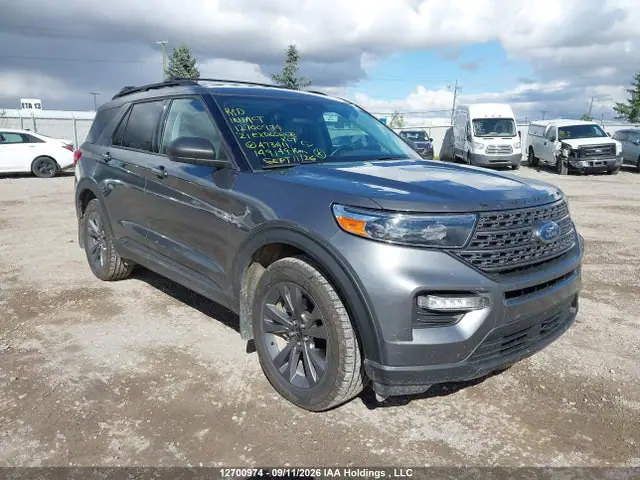 1FMSK8DH7MGA73411 — 2021 Ford Explorer, Град (Hail), фото до ремонта