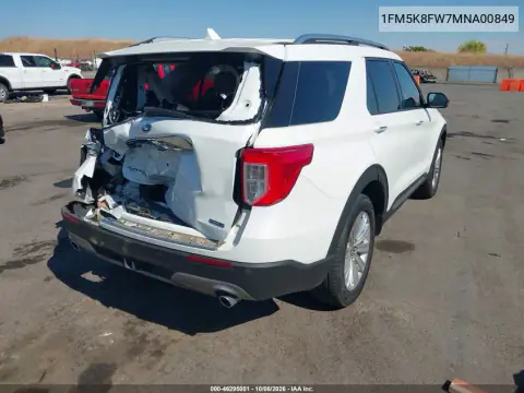 2021 Ford Explorer Limited VIN 1FM5K8FW7MNA00849 фото 5