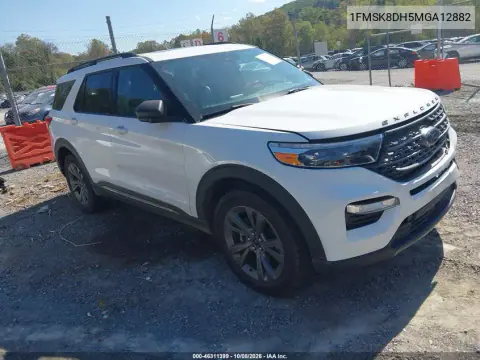 1FMSK8DH5MGA12882 — 2021 Ford Explorer, Передняя часть, фото до ремонта