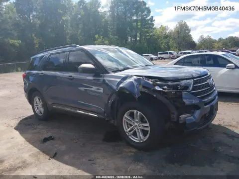 2021 Ford Explorer Xlt VIN 1FMSK7DH5MGB40436 фото 2