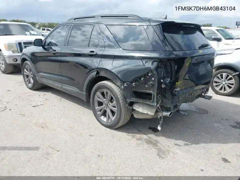 2021 Ford Explorer Xlt VIN 1FMSK7DH6MGB43104 фото 4