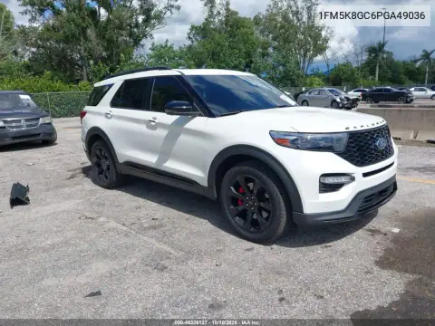1FM5K8GC6PGA49036 — 2023 Ford Explorer, Сзади, фото до ремонта