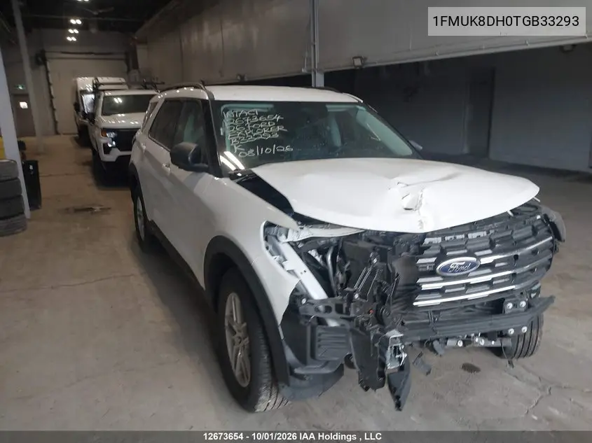 2026 Ford Explorer VIN 1FMUK8DH0TGB33293 фото 1
