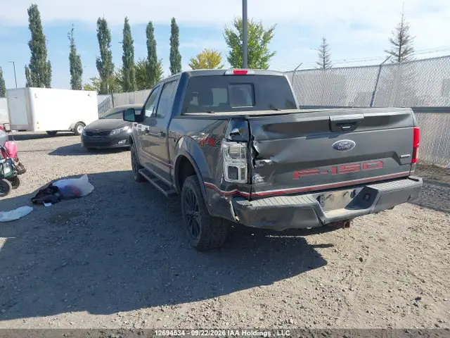 1FTEW1E40LFC69476 — 2020 Ford F-150 King Ranch/Lariat/Platinum/Xl/XLT, фото 3 с аукциона IAAI 29.09.2026, Задняя часть