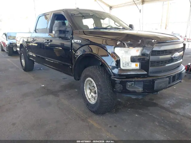 1FTFW1EG2GFB70582 — 2016 Ford F-150 Lariat, Left & Right Side, фото до ремонта