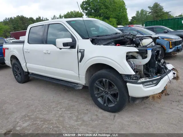 1FTFW1E59PFC86215 — 2023 Ford F-150 Lariat, Передняя часть (Front), фото до ремонта