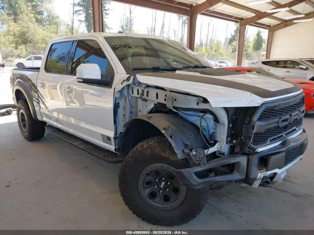 1FTFW1RG5JFB74014 — 2018 Ford F-150 Raptor, Передняя часть справа (Right Front), фото до ремонта