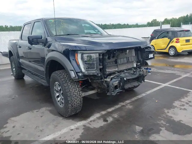 1FTFW1RG3PFD15381 Ford F-150 Raptor 2023 — повреждение Передняя часть, фото до ремонта