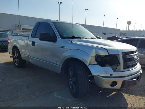1FTMF1CM8EFC92750 — 2014 Ford F-150 Stx, Левый бок (Left Side), фото до ремонта