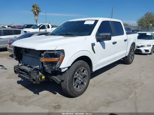1FTEW2KP7RKF49819 — 2024 Ford F-150 Stx, фото 2 с аукциона IAAI 14.10.2026, Задняя часть слева