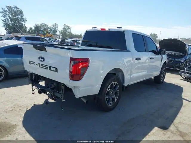 1FTEW2KP7RKF49819 — 2024 Ford F-150 Stx, фото 4 с аукциона IAAI 14.10.2026, Задняя часть слева