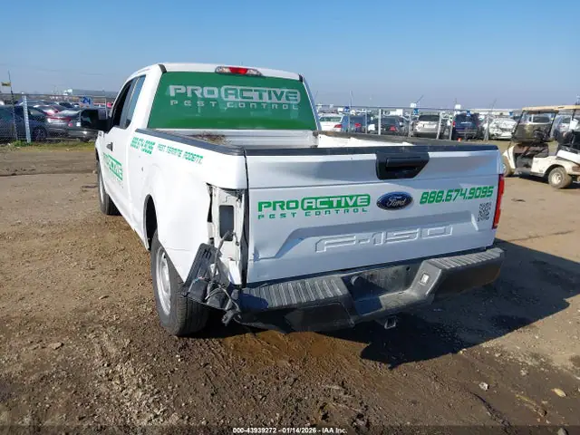 1FTEX1CB8LKF27362 — 2020 Ford F-150 Xl, фото 3 с аукциона IAAI 30.09.2026, Задняя часть слева