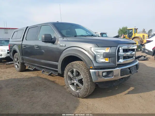 1FTEW1E85FFC80366 — 2015 Ford F-150 XLT, Передняя часть (Front End), фото до ремонта