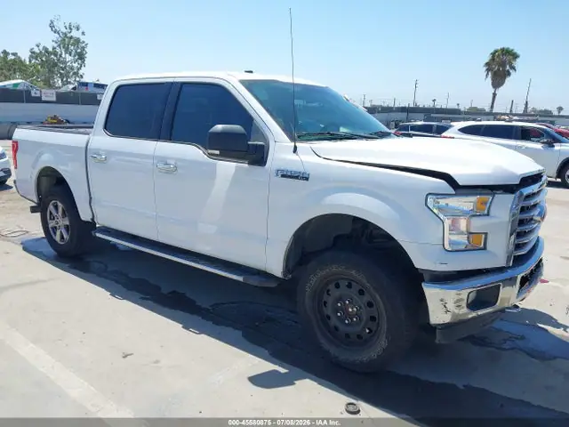 1FTEW1EF0HKD19535 — 2017 Ford F-150 XLT, Передняя часть (Front End), фото до ремонта