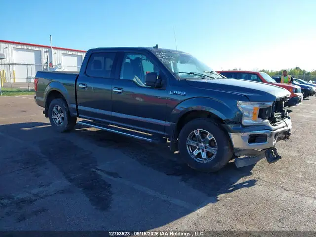 1FTEW1EP4JKC11286 — 2018 Ford F-150 XLT, Передняя часть (Front), фото до ремонта