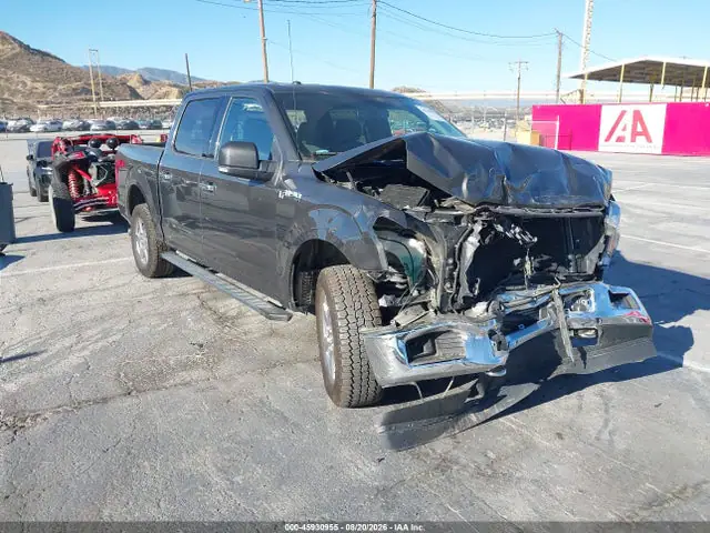 1FTEW1EP6JKD93296 — 2018 Ford F-150 XLT, Передняя часть (Front End), фото до ремонта