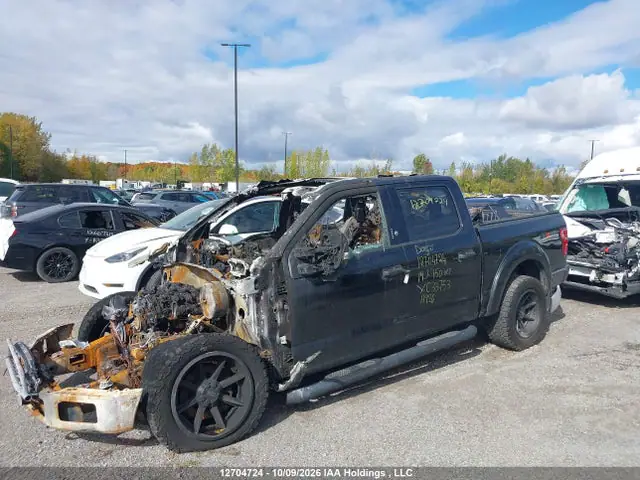 1FTEW1E49KFC33753 — 2019 Ford F-150 XLT, фото 2 с аукциона IAAI 14.10.2026, Следы пожара снаружи