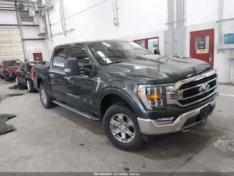 1FTEW1EP4MKD46112 — 2021 Ford F-150 XLT, Передняя часть слева (Left Front), фото до ремонта
