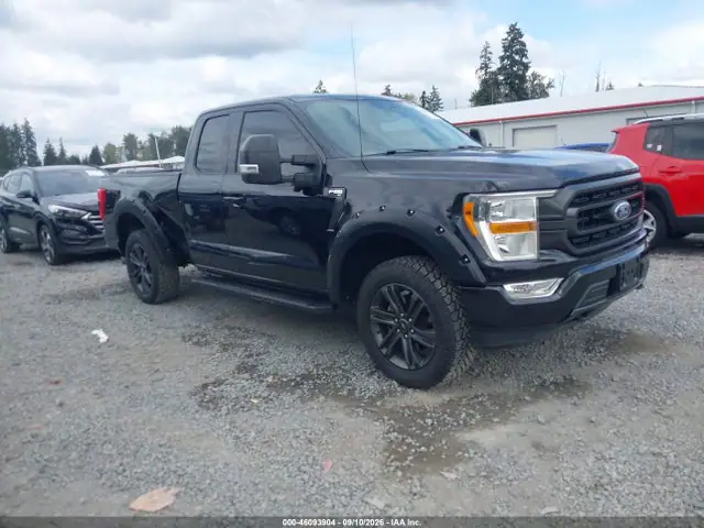 1FTFX1E52MFA63829 — 2021 Ford F-150 XLT, Правый бок (Right Side), фото до ремонта