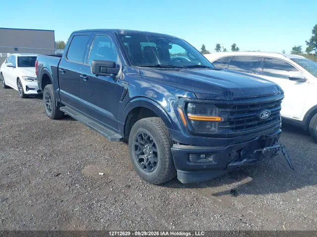 1FTFW3L84RKE87085 — 2024 Ford F-150 XLT, Передняя часть (Front), фото до ремонта