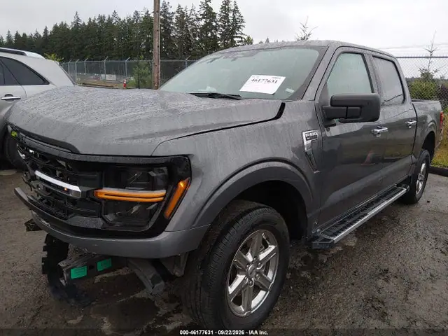 1FTEW3K55SKE63337 — 2025 Ford F-150 XLT, фото 2 с аукциона IAAI 30.09.2026, Передняя часть справа