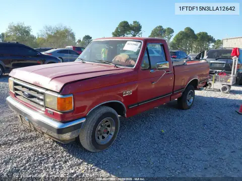 1990 Ford F150 VIN 1FTDF15N3LLA12642 фото 2