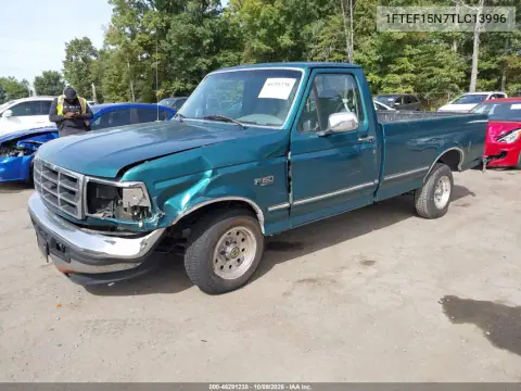 1996 Ford F150 VIN 1FTEF15N7TLC13996 фото 3