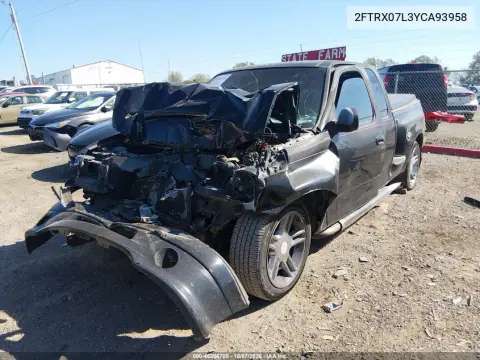 2000 Ford F-150 Lariat/Xl/Xlt VIN 2FTRX07L3YCA93958 фото 2