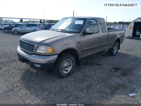 2001 Ford F-150 Lariat/Xl/Xlt VIN 1FTRX18L51NA63817 фото 3