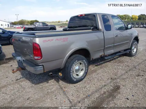 2001 Ford F-150 Lariat/Xl/Xlt VIN 1FTRX18L51NA63817 фото 5