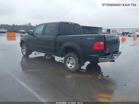 1FTRW08WX1KA41756 — 2001 Ford F-150, фото 4 с аукциона IAAI, Естественный износ
