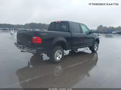 1FTRW08WX1KA41756 — 2001 Ford F-150, фото 5 с аукциона IAAI, Естественный износ